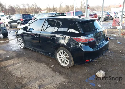 2013 Lexus Ct 200H из США, поврежденный, VIN JTHKD5BH8D2149102